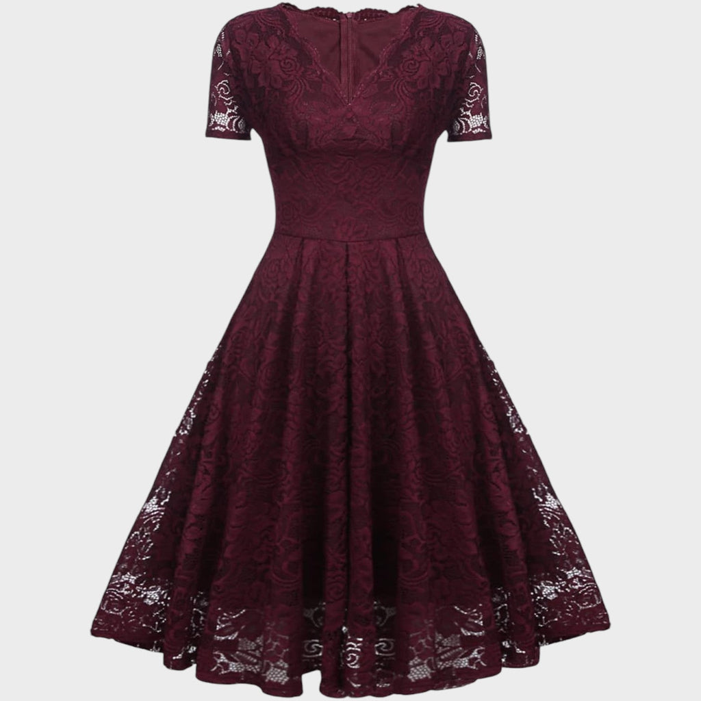 Ángeles - Vestido de Encaje Floral