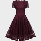 Ángeles - Vestido de Encaje Floral