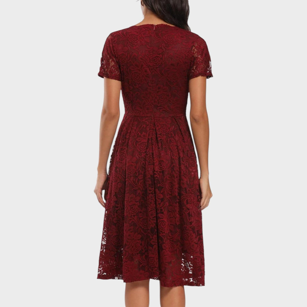 Ángeles - Vestido de Encaje Floral