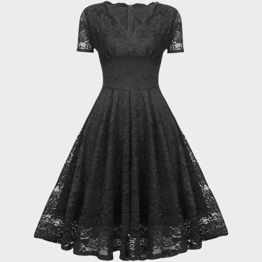 Ángeles - Vestido de Encaje Floral