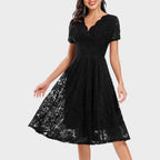 Ángeles - Vestido de Encaje Floral