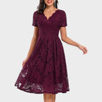 Ángeles - Vestido de Encaje Floral