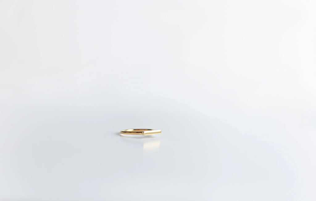 Anillo de Acero Dorado para el Día a Día