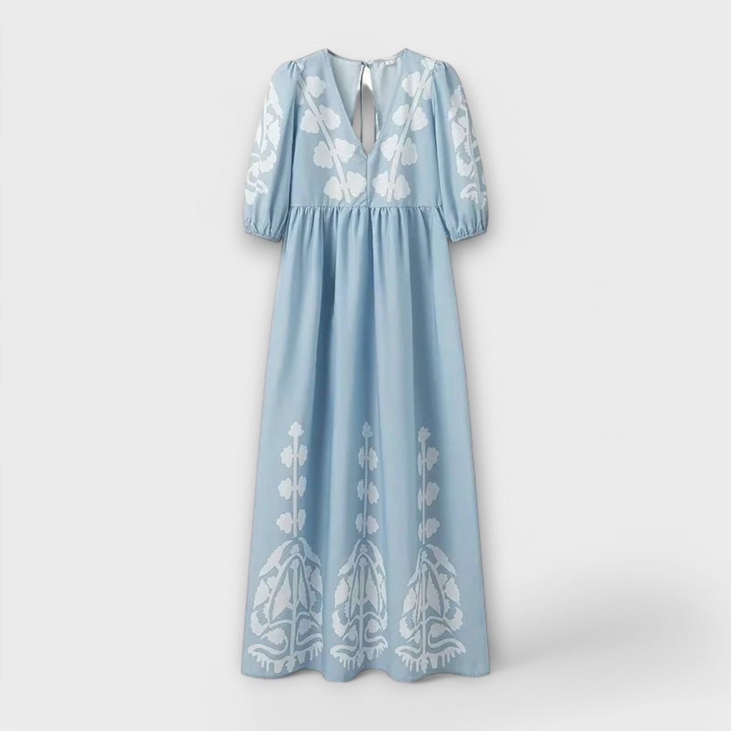 Andrea - Vestido Estampado para una Elegancia sin Esfuerzo