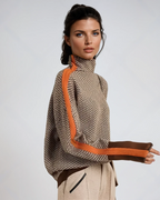 AMAYA | Suéter de cuello alto de diseño