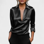 Andrea - Blusa Premium con escote en V