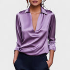 Andrea - Blusa Premium con escote en V