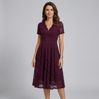 Ángeles - Vestido de Encaje Floral