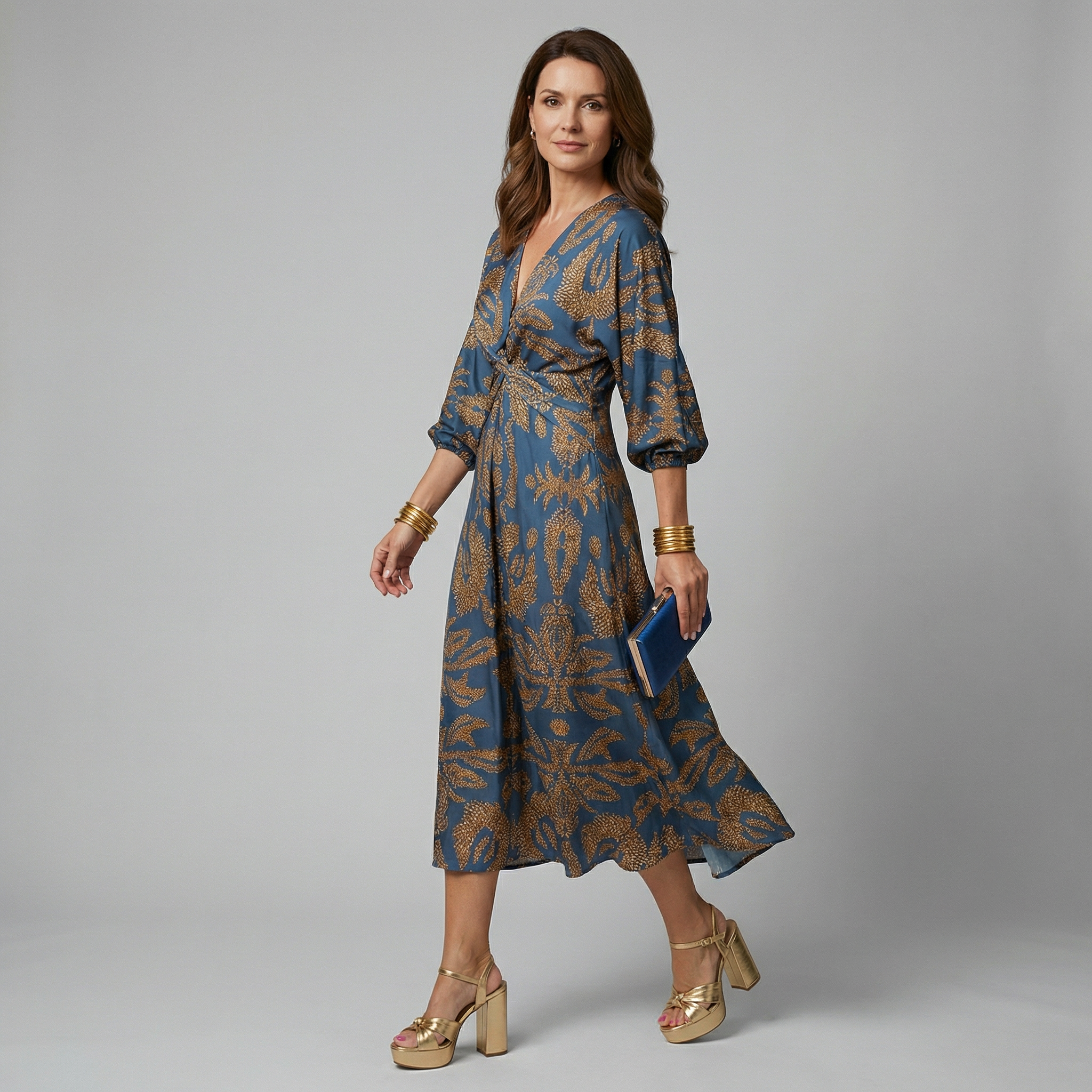 Aurora - Vestido elegante con mangas largas