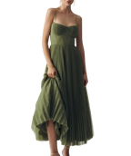 Bali | Vestido midi con corsé