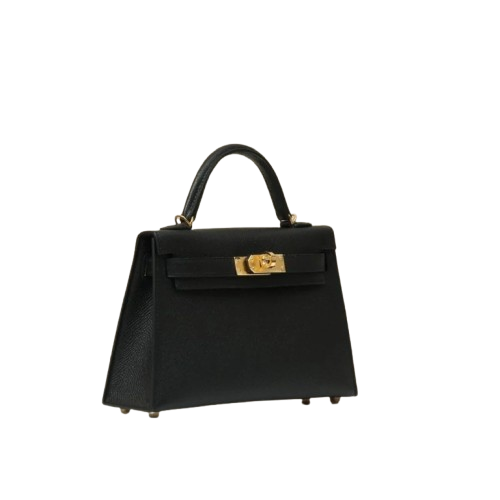 Amara | Bolso negro con detalles dorados