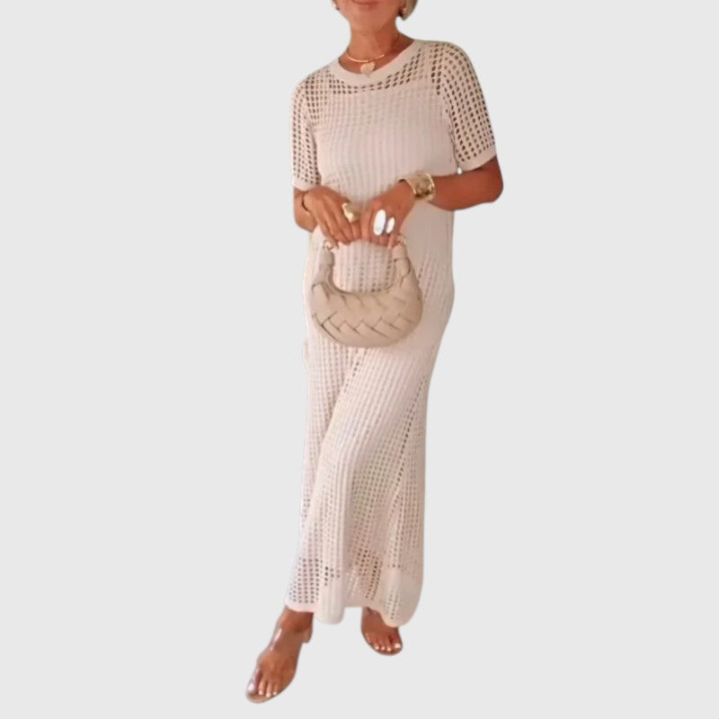 Alexia - Vestido largo con cortes