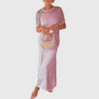 Alexia - Vestido largo con cortes